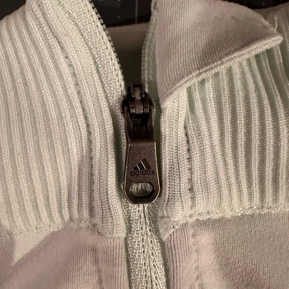 Adidas Mint Green Quarter-Zip Pullover - Picture 8 of 10